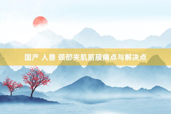 国产 人兽 颈部夹肌筋膜痛点与解决点