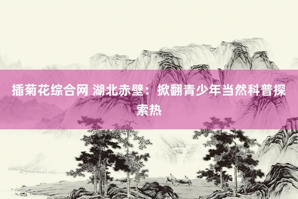 插菊花综合网 湖北赤壁：掀翻青少年当然科普探索热