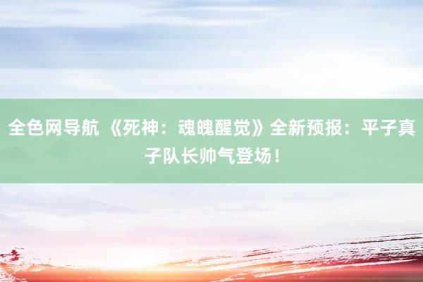 全色网导航 《死神：魂魄醒觉》全新预报：平子真子队长帅气登场！