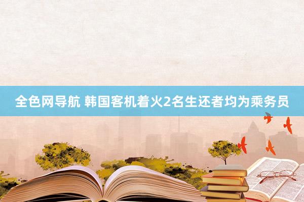 全色网导航 韩国客机着火2名生还者均为乘务员