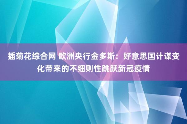 插菊花综合网 欧洲央行金多斯：好意思国计谋变化带来的不细则性跳跃新冠疫情